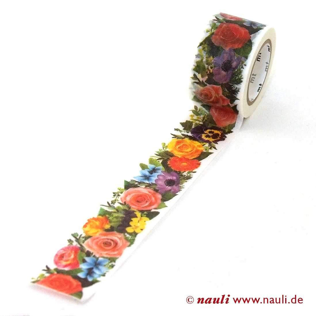 MT Washi Tape Washi Masking Tape Blumengarten bei Nauli and Stories