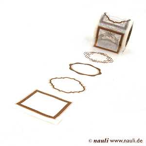 MT Washi Tape Washi Masking Tape goldene Rahmen bei Nauli and Stories