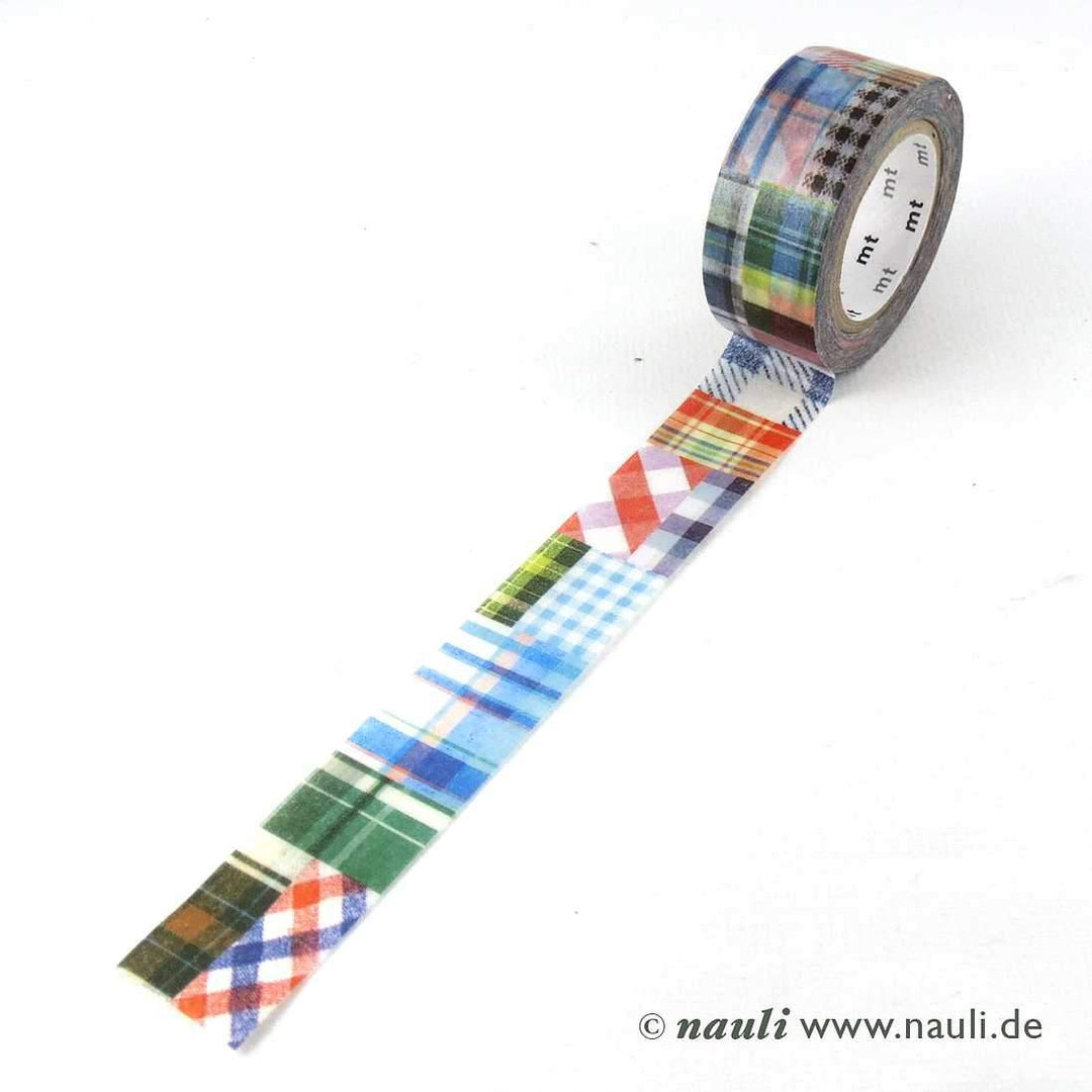 MT Washi Tape Washi Masking Tape Patchwork - Stickerei - Nadeln bei Nauli and Stories