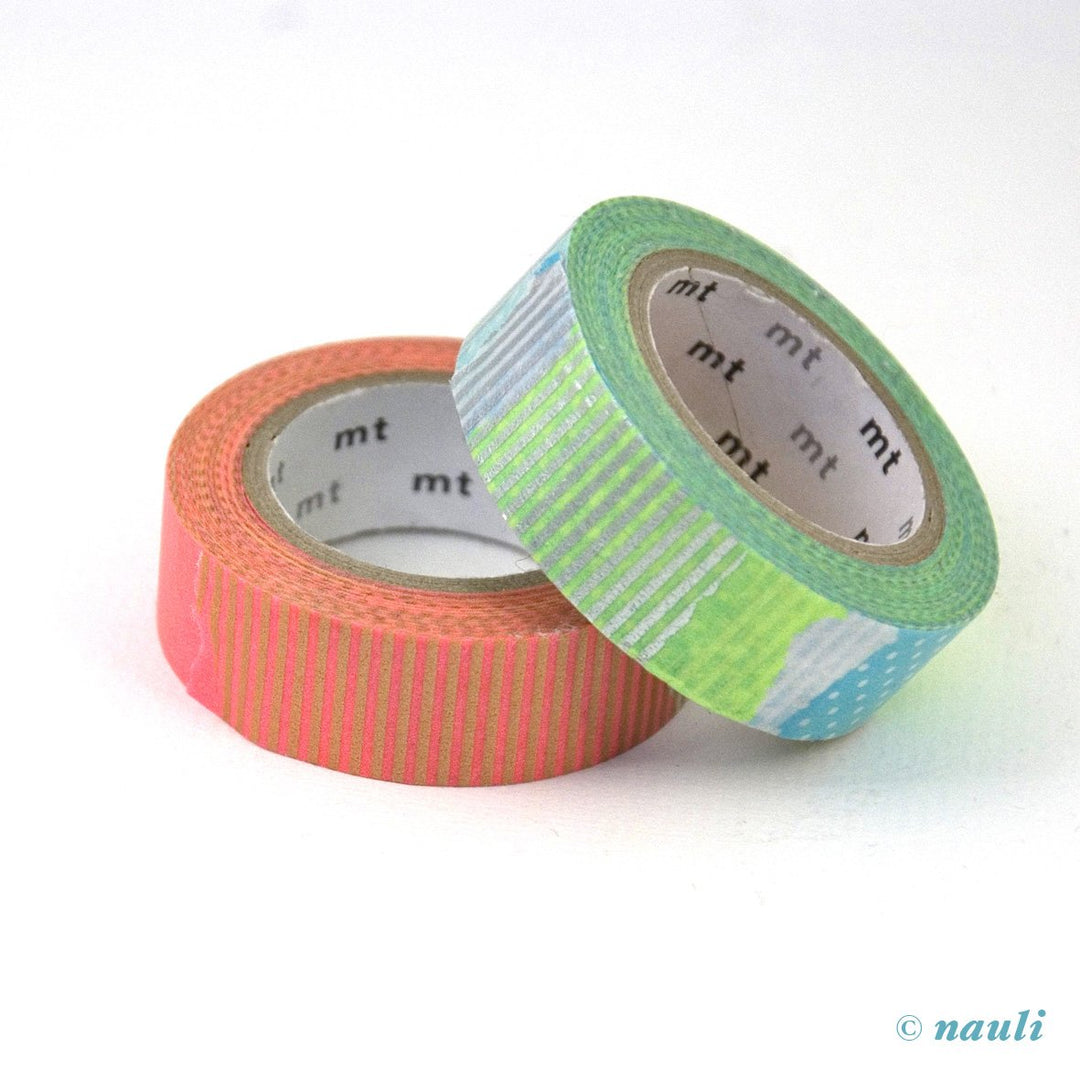 MT Washi Tape Washi Masking Tape tsugihagi neon bei Nauli and Stories
