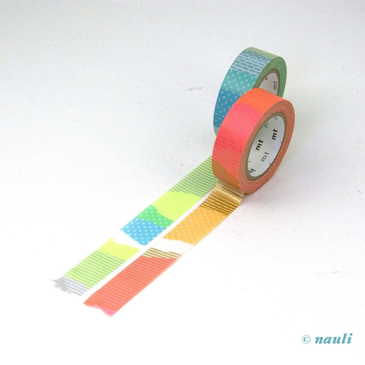 MT Washi Tape Washi Masking Tape tsugihagi neon bei Nauli and Stories