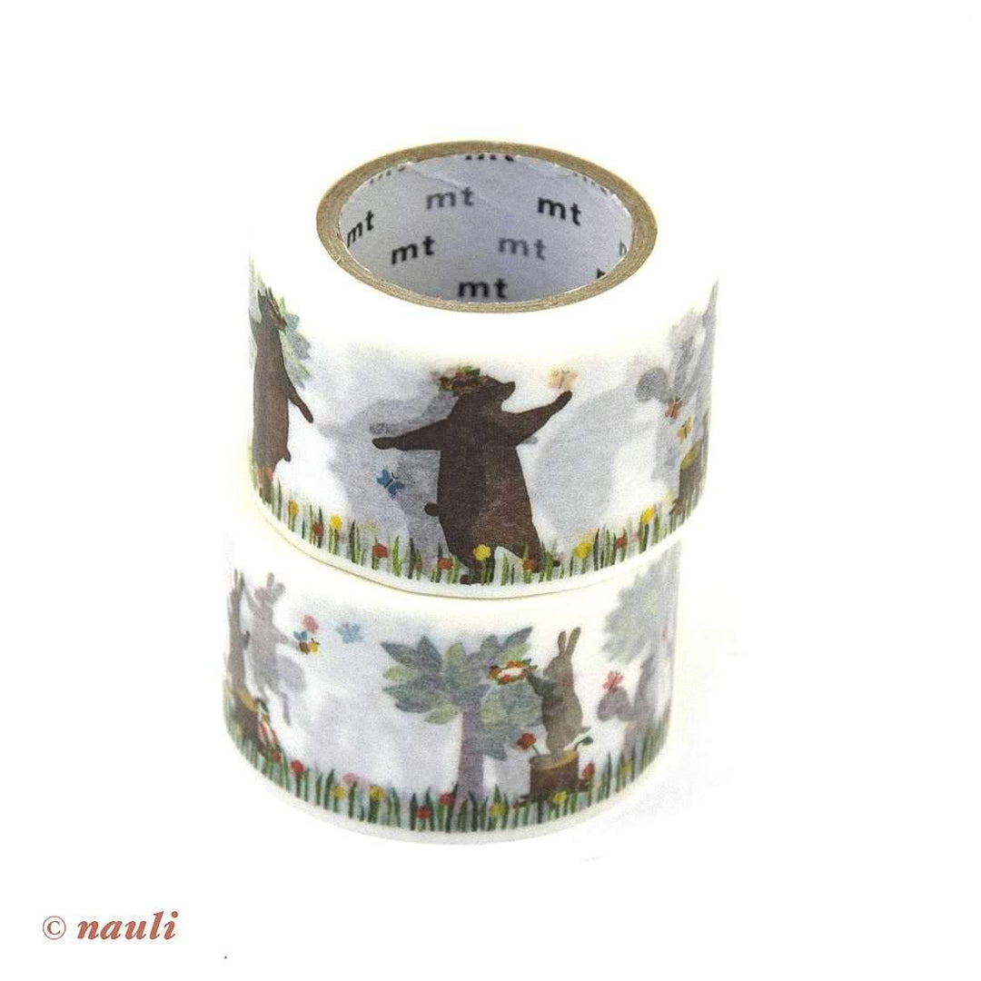 MT Washi Tape Washi Tape / Masking Tape - Hasen & Bären & Eichhörnchen