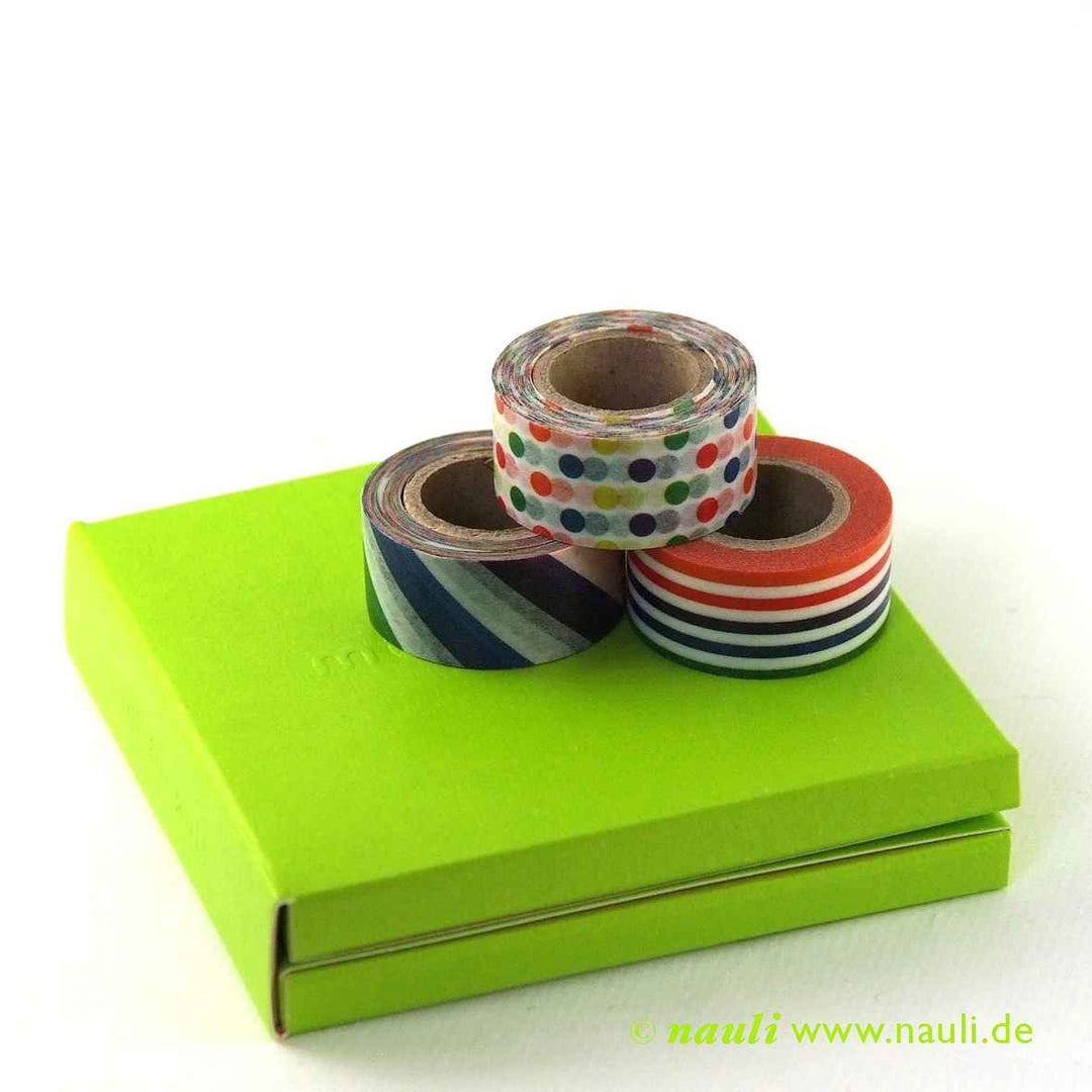 MT Washi Tape Washi Tape mt for kids colorful / stripe x dot x border bei Nauli and Stories
