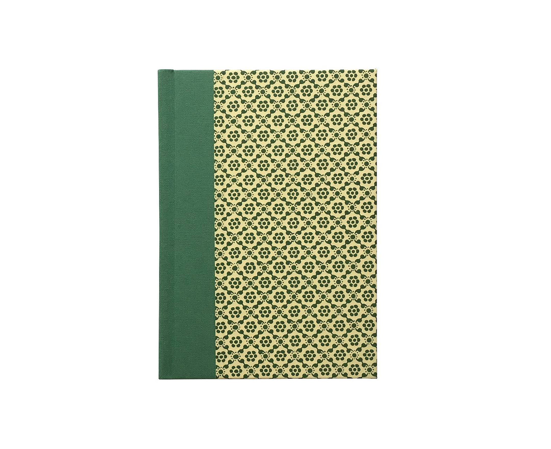 Nauli Adressbuch Adressbuch A6 grafische Blumen grün bei Nauli and Stories