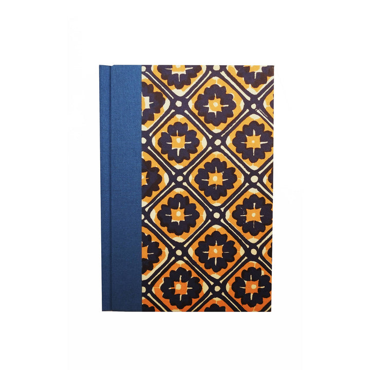 Nauli Adressbuch Adressbuch DIN A6 Batik blau orange bei Nauli and Stories