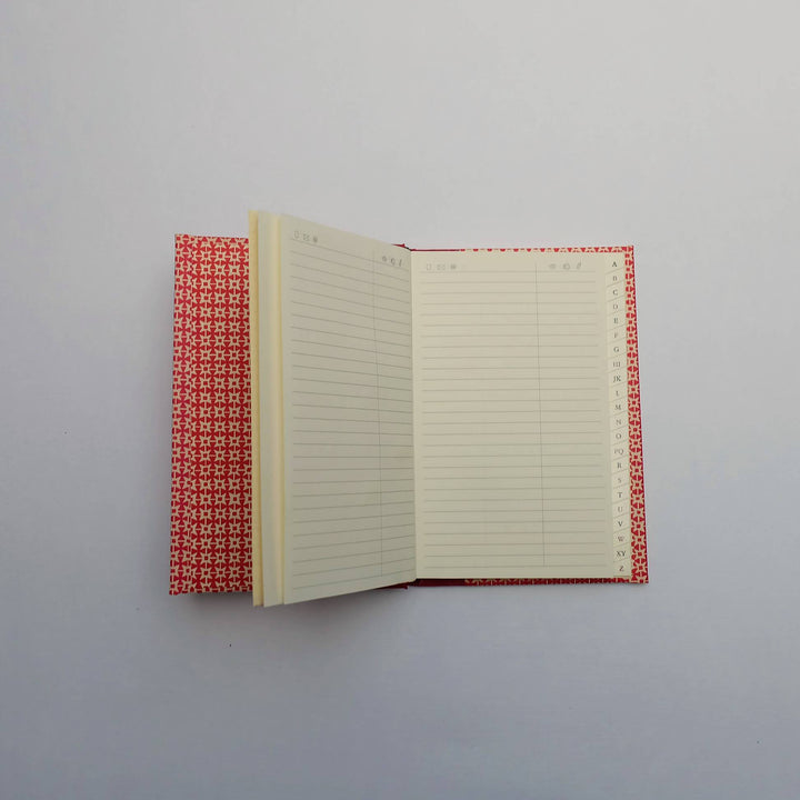 Nauli Adressbuch Adressbuch DIN A6 braune Blumenranken bei Nauli and Stories