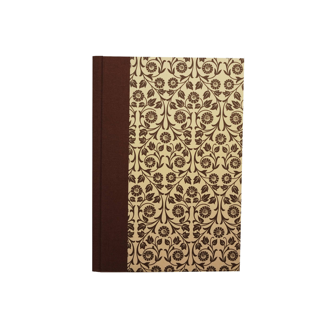 Nauli Adressbuch Adressbuch DIN A6 braune Blumenranken bei Nauli and Stories