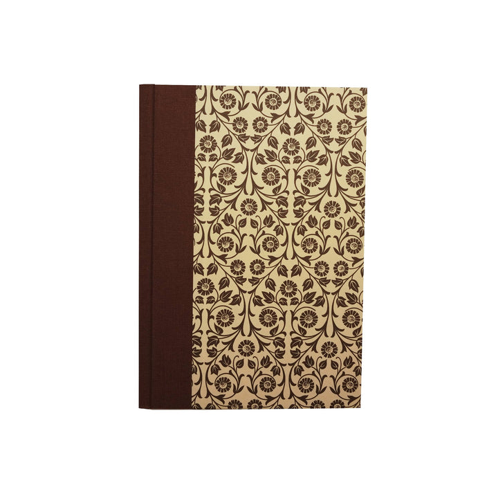 Nauli Adressbuch Adressbuch DIN A6 braune Blumenranken bei Nauli and Stories