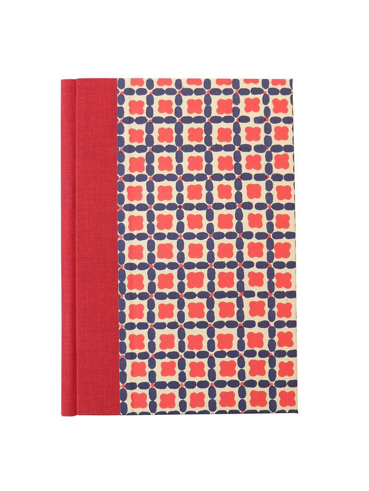 Nauli Adressbuch Adressbuch DIN A6 Happy Square blau rot bei Nauli and Stories