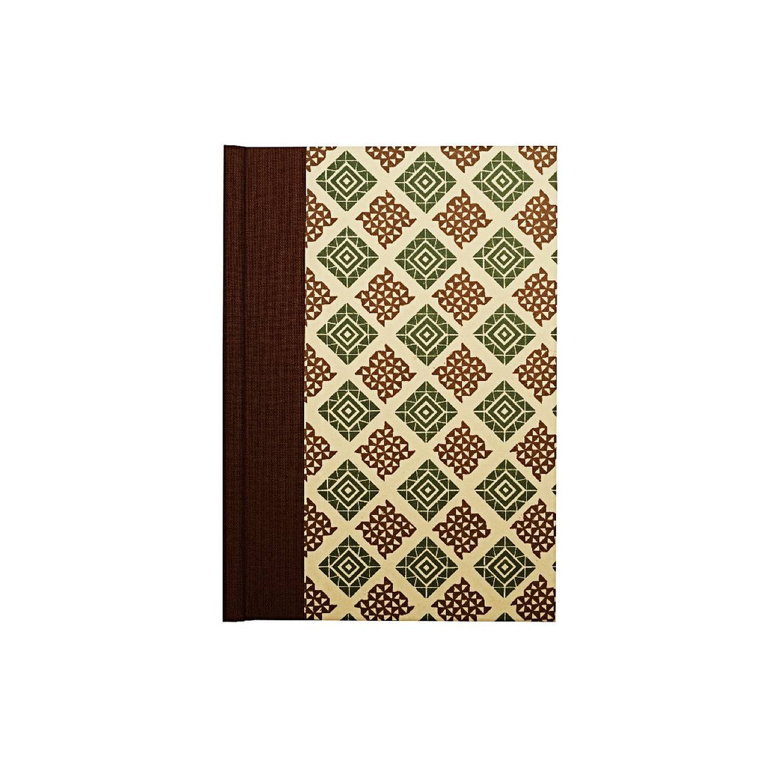Nauli Adressbuch Adressbuch DIN A6 Karo braun grün bei Nauli and Stories