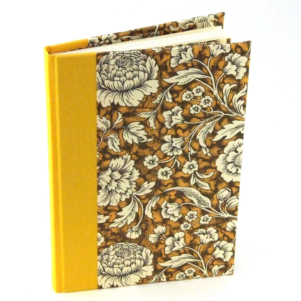 Nauli Adressbuch Adressbuch DIN A6  Renaissance Blumen braun gelb bei Nauli and Stories