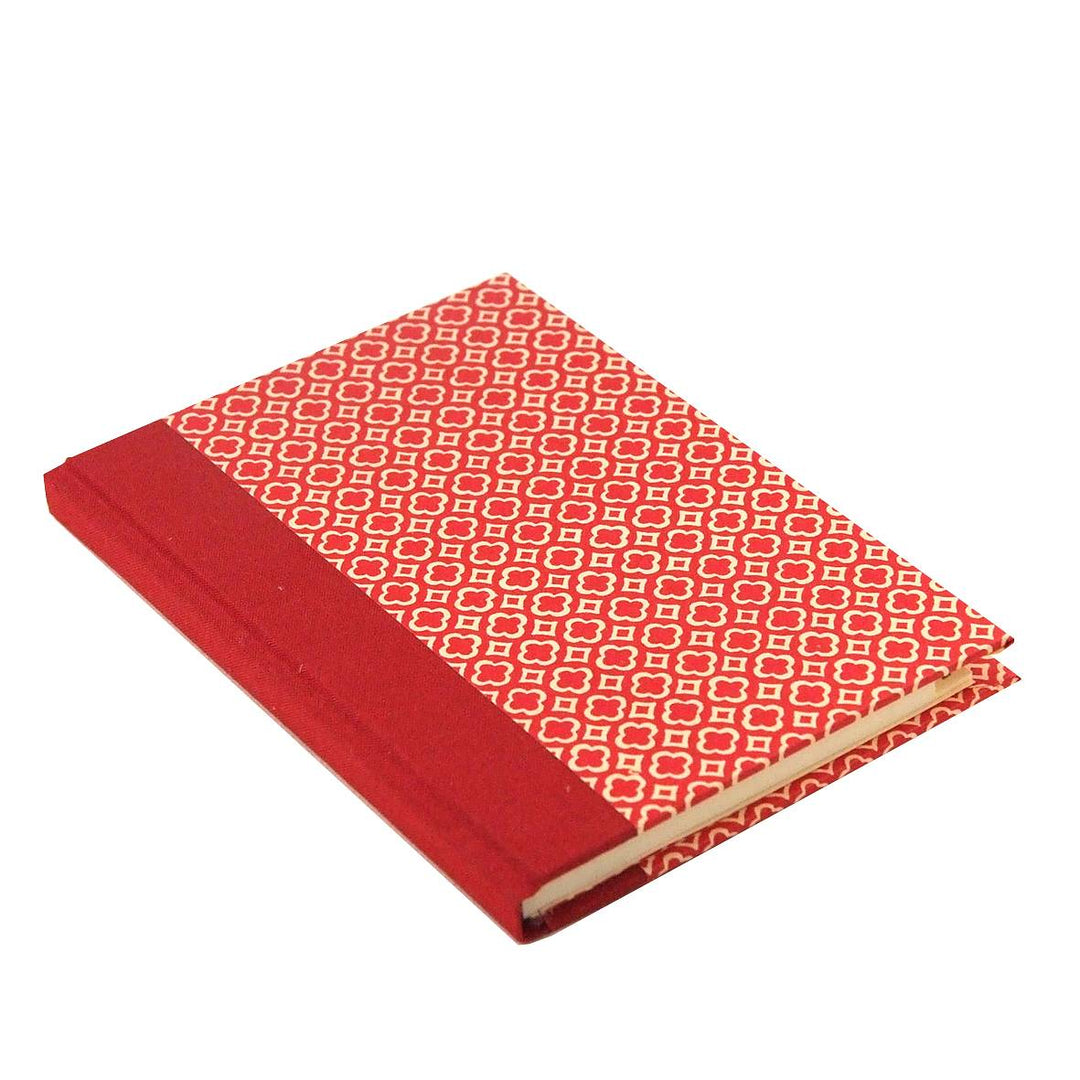 Nauli Adressbuch Adressbuch DIN A6 rot quatrefoil bei Nauli and Stories