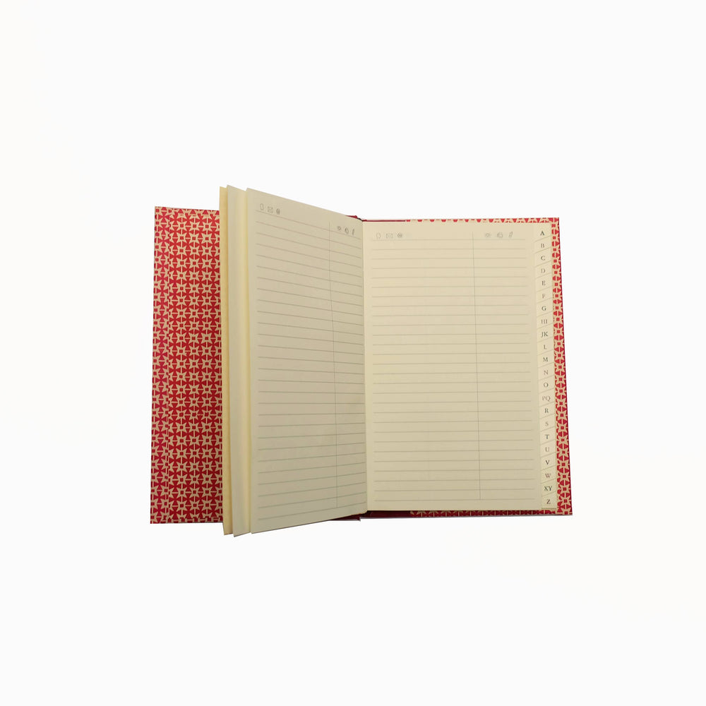 Nauli Adressbuch Adressbuch DIN A6 Zapfen apfelgrün braun bei Nauli and Stories