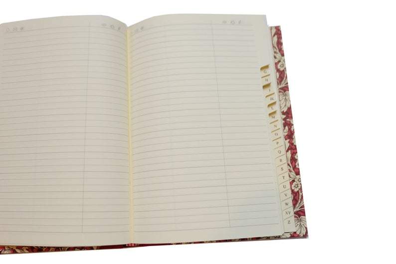 Nauli Adressbuch DIN A5 Adressbuch Olivenzweige smaragdgrün bei Nauli and Stories