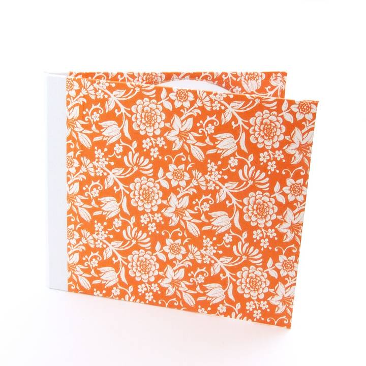 Nauli CD / DVD Hülle für 1 CD CD/ DVD Hülle floris orange bei Nauli and Stories
