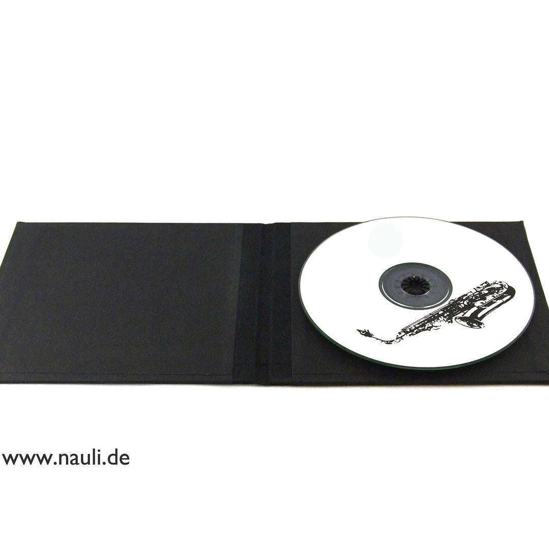 Nauli CD / DVD Hülle für 1 CD CD / DVD Hülle ganz schwarz bei Nauli and Stories