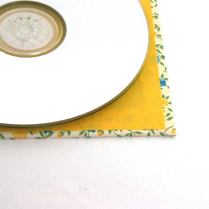 Nauli CD / DVD Hülle für 1 CD CD Hülle Blumenregen gelb blau bei Nauli and Stories