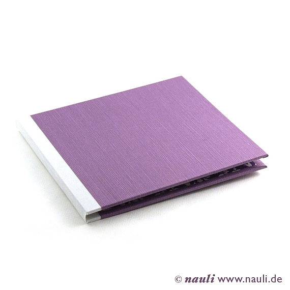 Nauli CD / DVD Hülle für 1 CD CD Hülle lilac - lila Blumen bei Nauli and Stories