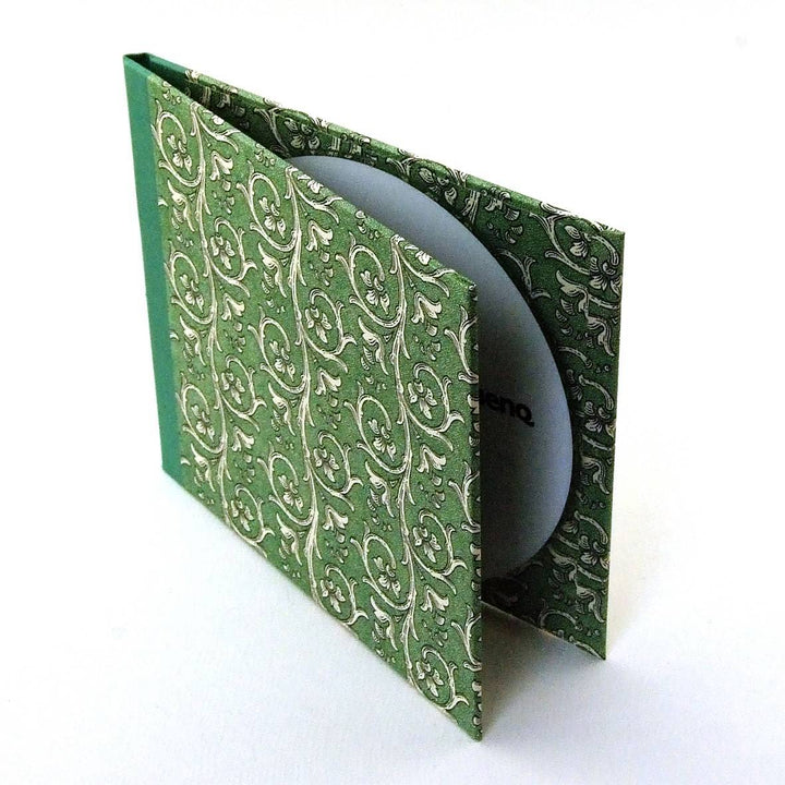 Nauli CD / DVD Hülle für 1 CD CD Hülle Pflanzen Ornament grün bei Nauli and Stories