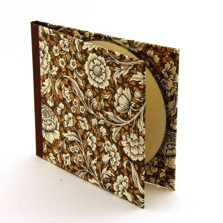 Nauli CD / DVD Hülle für 1 CD CD Hülle Renaissance Blumen braun braun bei Nauli and Stories