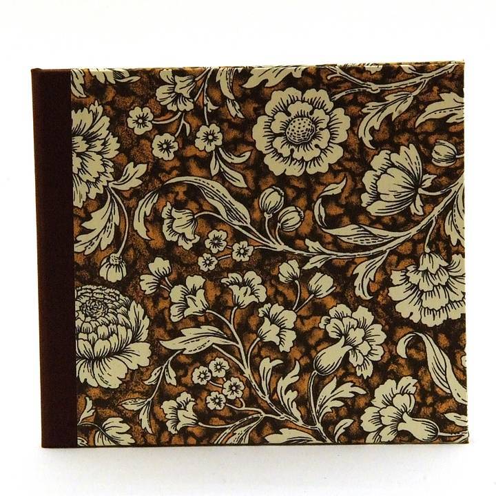 Nauli CD / DVD Hülle für 1 CD CD Hülle Renaissance Blumen braun braun bei Nauli and Stories