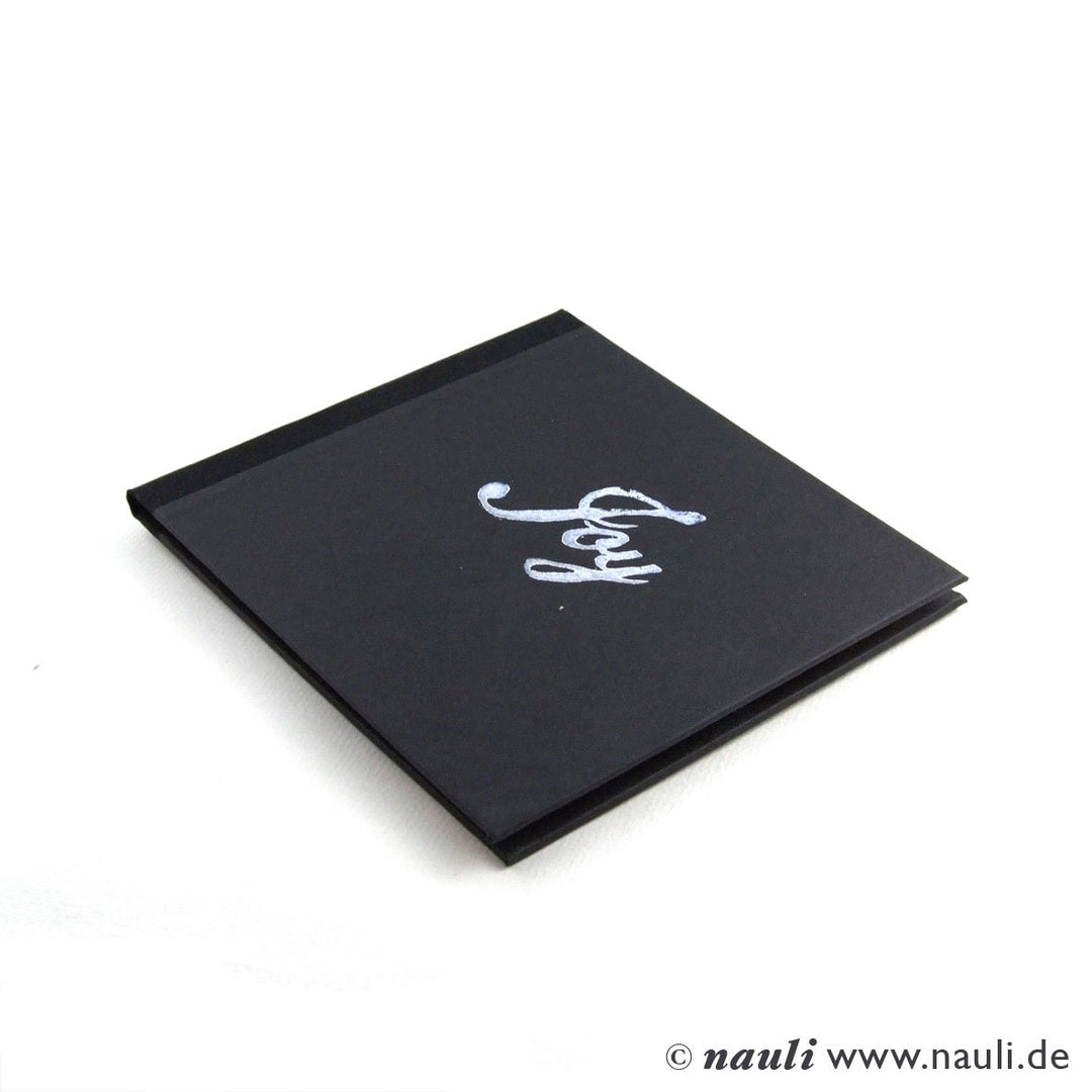Nauli CD / DVD Hülle für 1 CD Joy dvd case schwarz rot bei Nauli and Stories