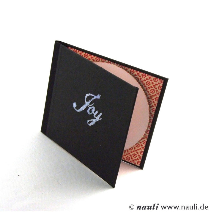 Nauli CD / DVD Hülle für 1 CD Joy dvd case schwarz rot bei Nauli and Stories