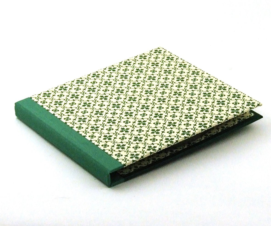 Nauli CD / DVD Hülle für 2 Discs Doppel CD/ DVD Hülle grüne grafische Sternblumen bei Nauli and Stories