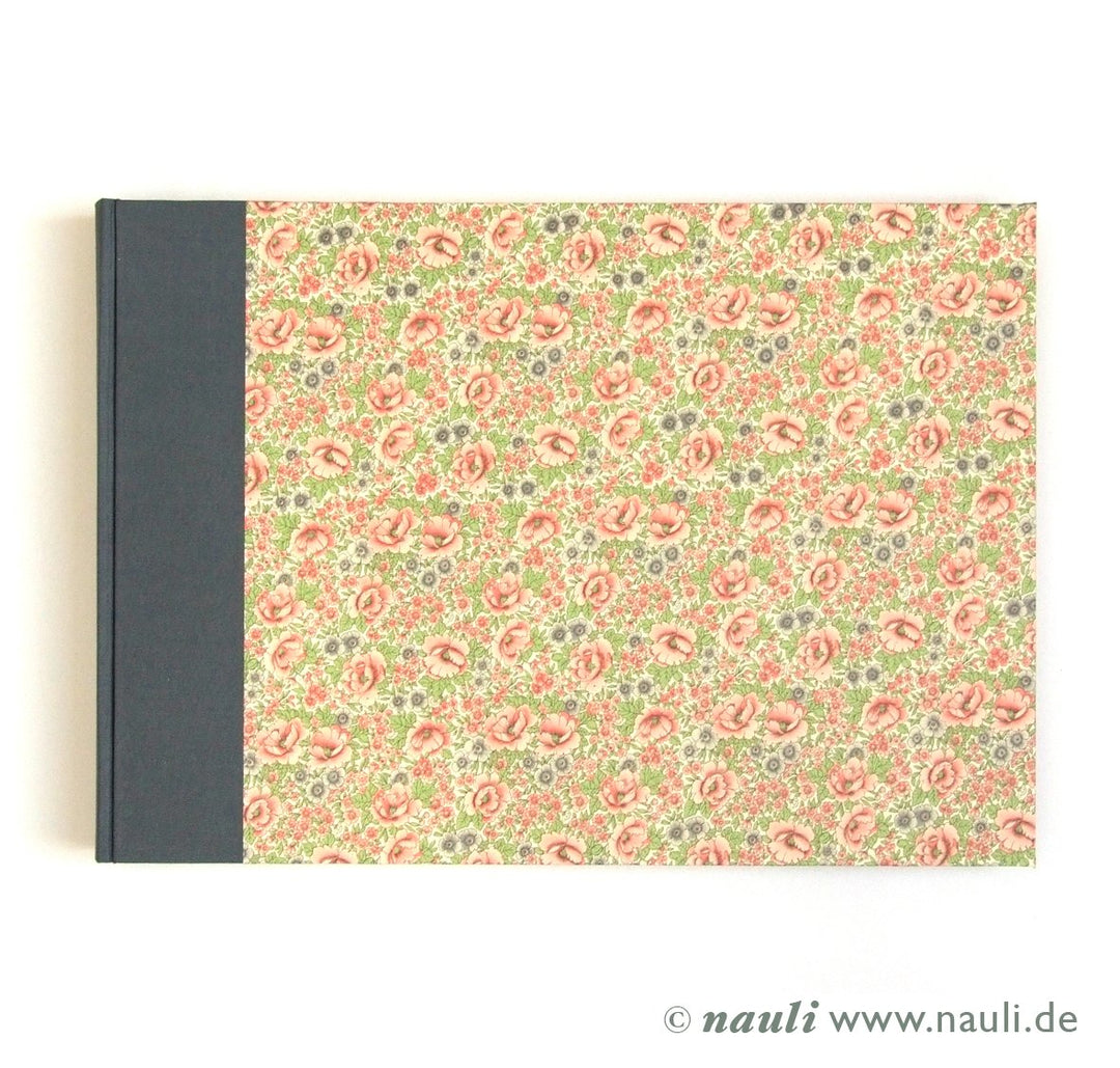 Nauli Fotoalbum XL Hochzeits - Fotoalbum XL Blumenwiese rosa grau bei Nauli and Stories
