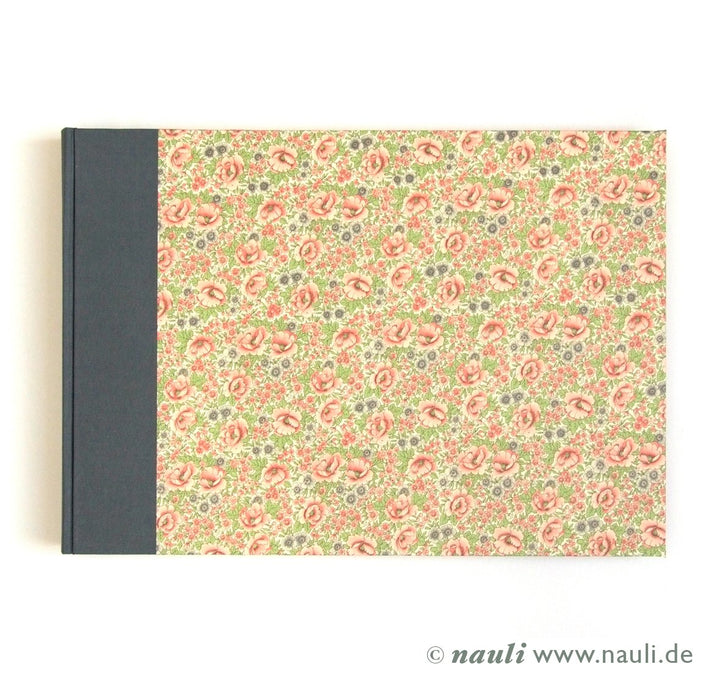 Nauli Fotoalbum XL Hochzeits - Fotoalbum XL Blumenwiese rosa grau bei Nauli and Stories