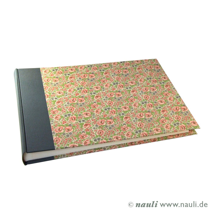 Nauli Fotoalbum XL Hochzeits - Fotoalbum XL Blumenwiese rosa grau bei Nauli and Stories