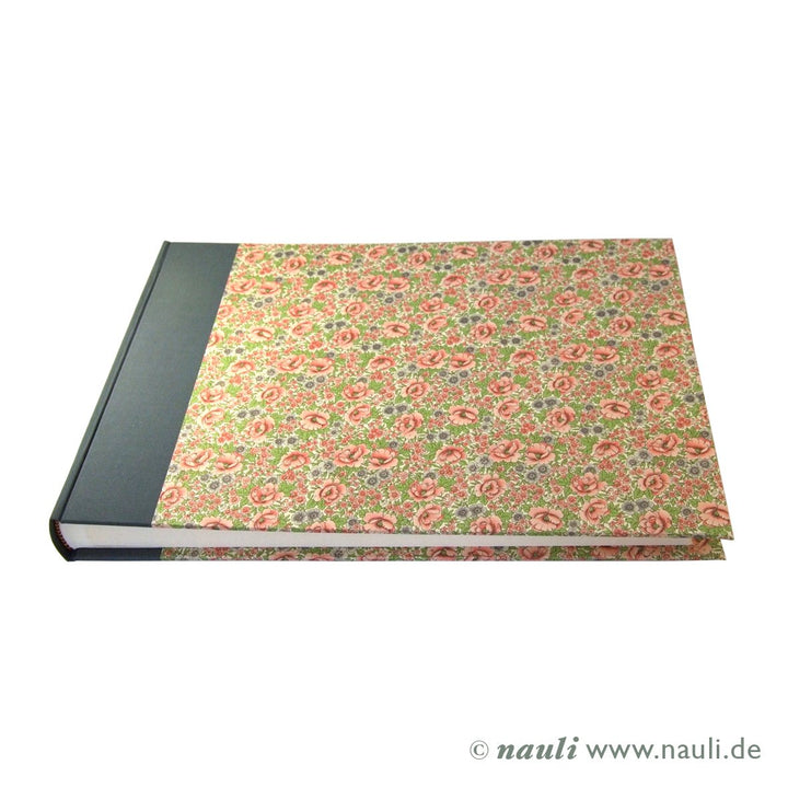 Nauli Fotoalbum XL Hochzeits - Fotoalbum XL Blumenwiese rosa grau bei Nauli and Stories