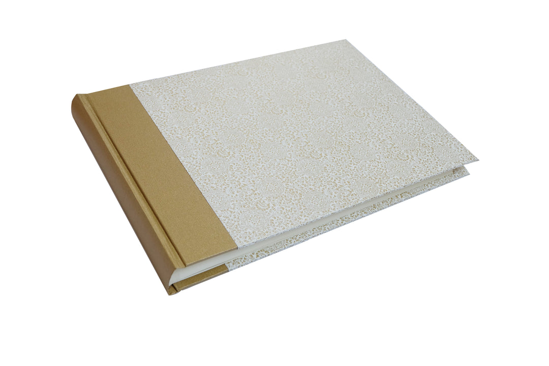 Nauli Fotoalbum XL Hochzeitsalbum gold weiß bei Nauli and Stories