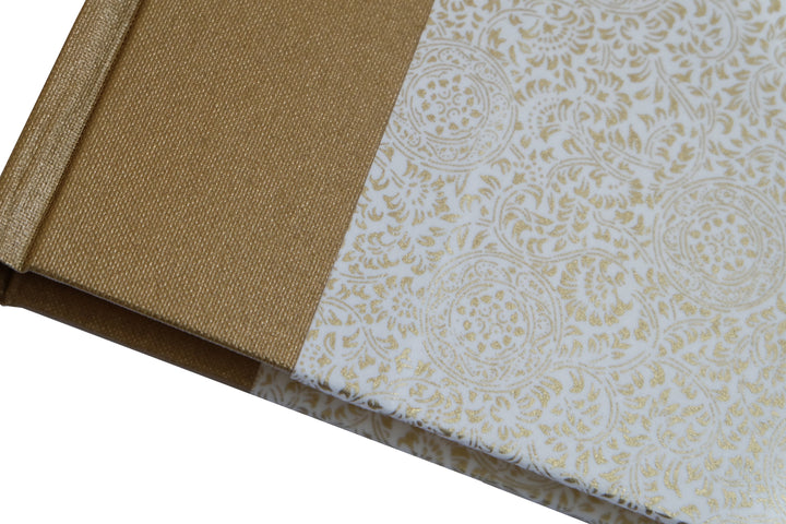 Nauli Fotoalbum XL Hochzeitsalbum gold weiß bei Nauli and Stories