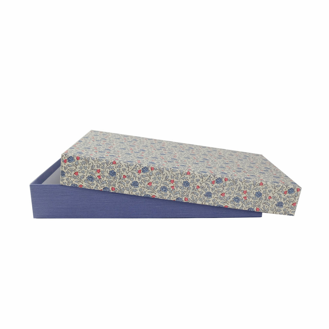 Nauli Fotoschachtel Fotobox / Geschenkschachtel Lavendel Röschen
