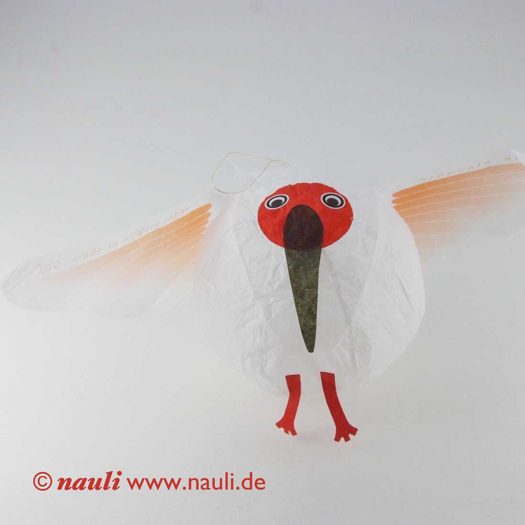 Kamifusen Japanischer Papierballon japanischer Papier Ballon weisser Vogel bei Nauli and Stories