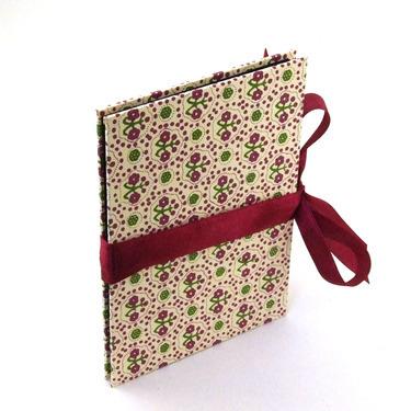 Nauli Leporello Leporello erika Art Deco - weinrot bei Nauli and Stories