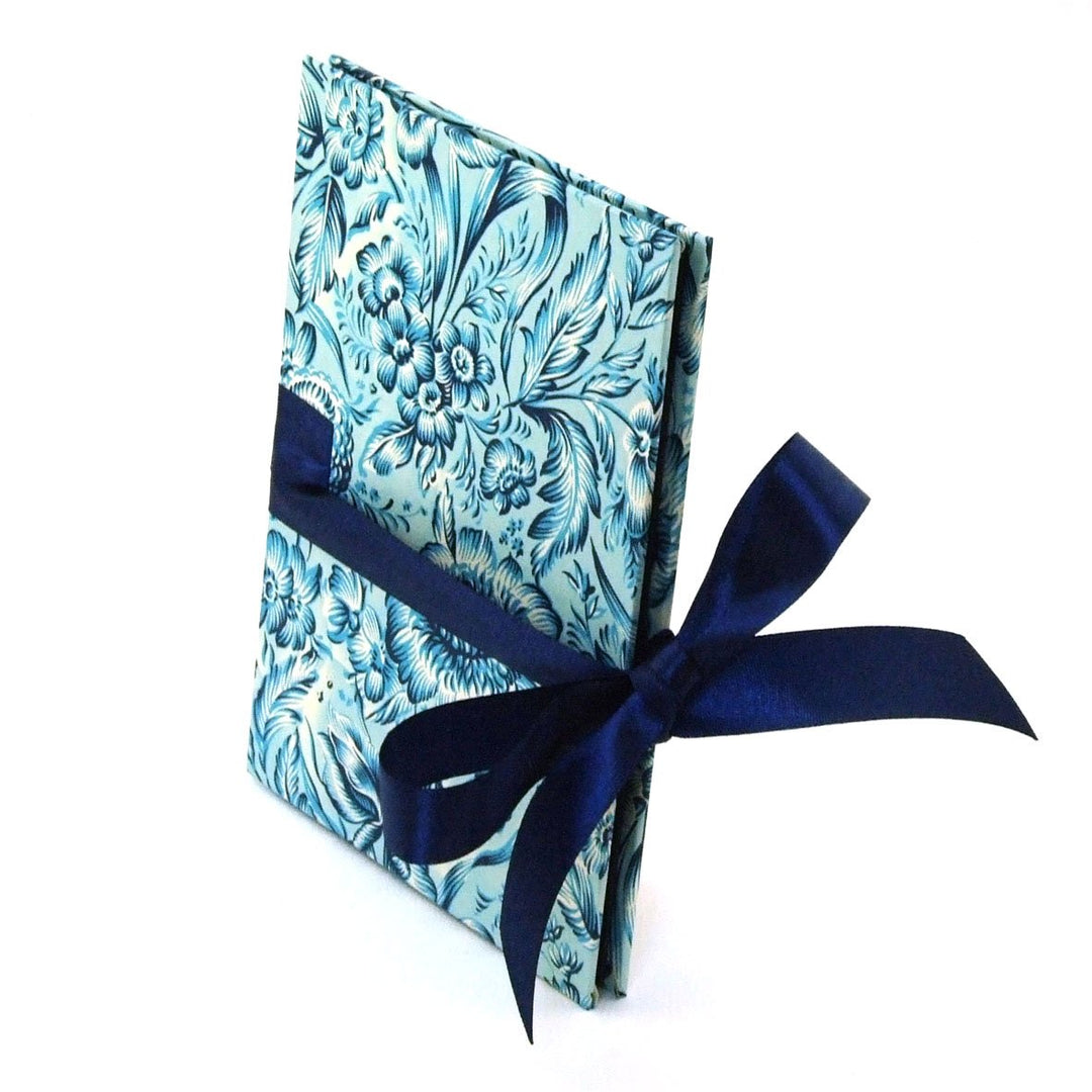Nauli Leporello Leporello Indische Blumen blau bei Nauli and Stories