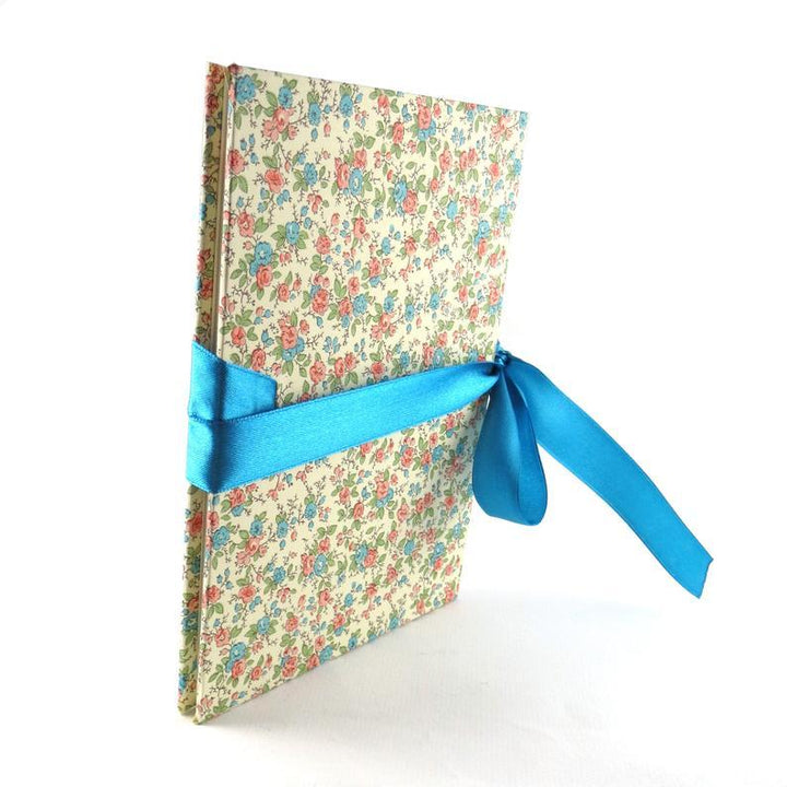 Nauli Leporello Leporello mille fleur türkis bei Nauli and Stories