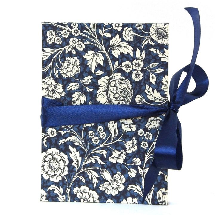 Nauli Leporello Leporello Renaissance Blumen blau