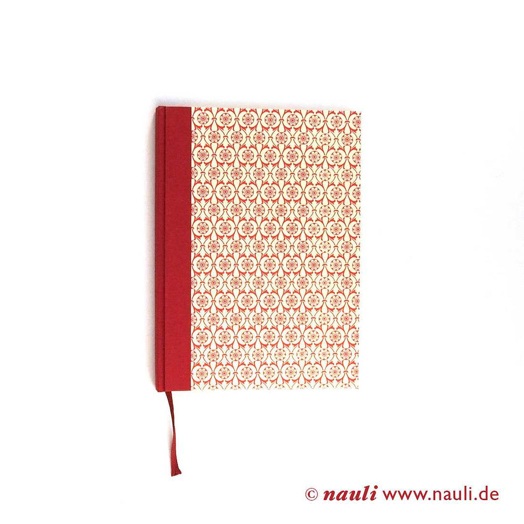 nauli Notizbuch DIN A5 Notizbuch A5 Holländische Fliesen rot bei Nauli and Stories