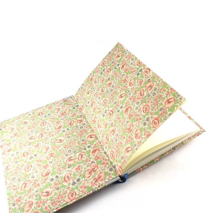 nauli Notizbuch DIN A5 Notizbuch DIN A5 Blumenwiese grau rosa bei Nauli and Stories
