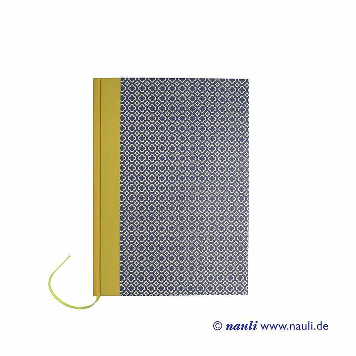 nauli Notizbuch DIN A5 Notizbuch DIN A5 Quatrefoil blau bei Nauli and Stories