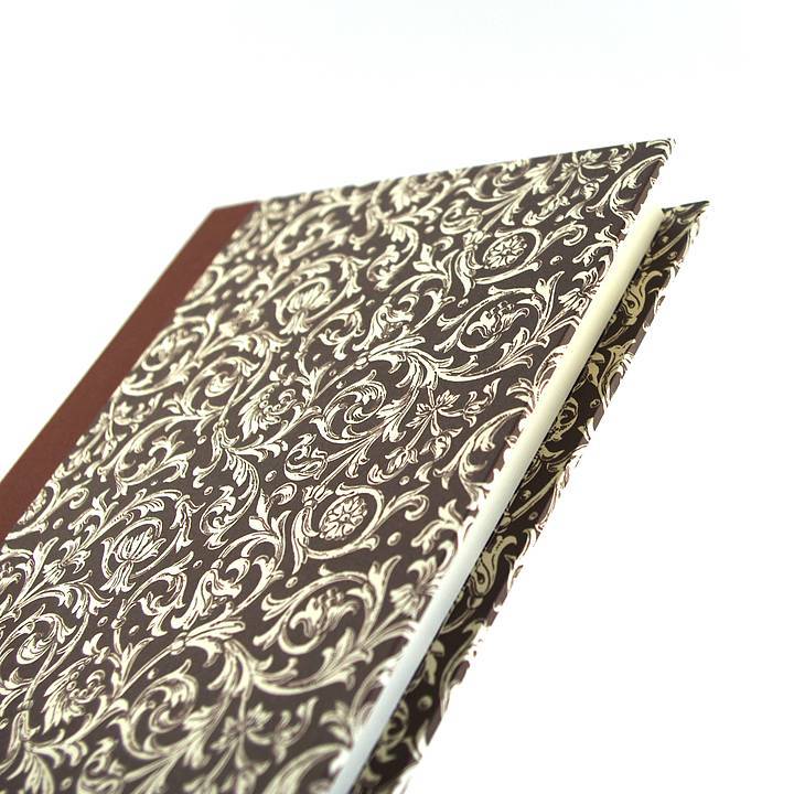 nauli Notizbuch DIN A5 Notizbuch DIN A5 Renaissance Ornament braun bei Nauli and Stories