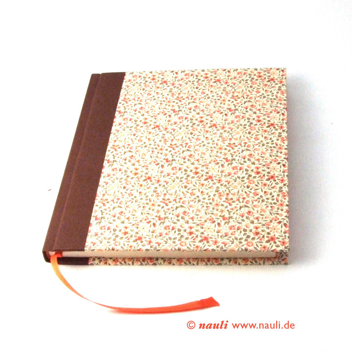 Nauli Poesiealbum Poesiealbum Country apricot braunes Blümchenmeer bei Nauli and Stories