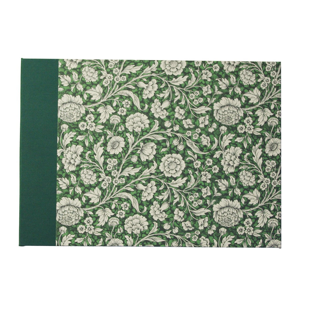 Nauli Schraubalbum XL Fotoalbum DinA4 Renaissance Blumen grün bei Nauli and Stories
