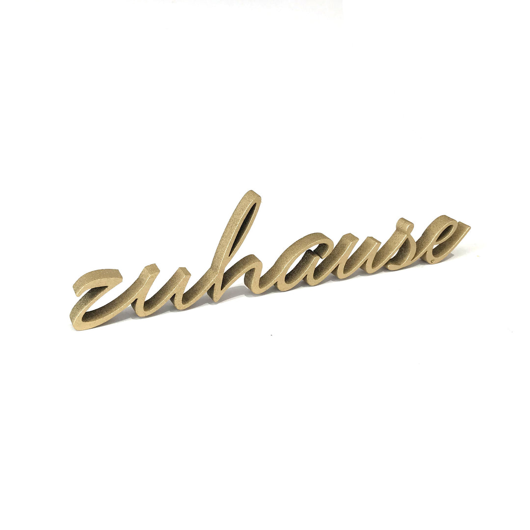 NoGallery Schriftzug zuhause - 3D Schriftzug bei Nauli and Stories