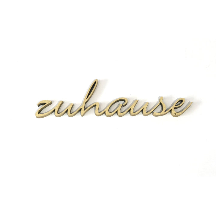 NoGallery Schriftzug zuhause - 3D Schriftzug bei Nauli and Stories