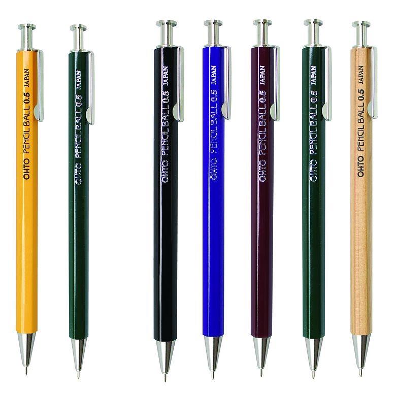 OHTO Kugelschreiber OHTO Pencil Ball 0.5 - Kugelschreiber mit Feinmine