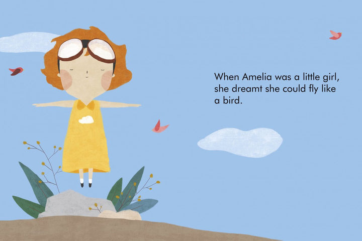Quarto Bilderbuch Little People, Big Dreams. Mini. auf Englisch: Amelia Earhart - Pappbilderbuch bei Nauli and Stories